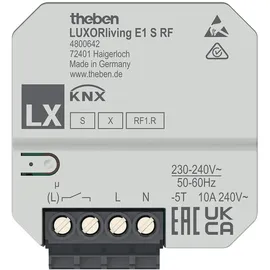 Theben LUXORliving E1 S RF Funk-Heizungsaktor 1-fach