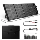 ELECAENTA 120W Faltbar ETFE Solarpanel Tragbarer Monokristallinem Solar Ladegerät USB-C PD45W USB QC3.0 DC-XT60/Anderson Wasserdicht für Solargenerator Powerstation Van Outdoor Camping