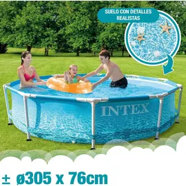 Intex Beachside Metal Frame Pool 305 x 76 cm