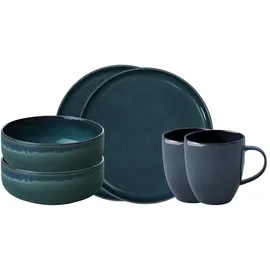 Like by Villeroy & Boch Crafted Denim Frühstücksset 6-tlg. blau
