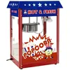 Royal Catering Popcornmaschine mit Wagen - 1600 W - 5 kg/h - USA-Design - rot -