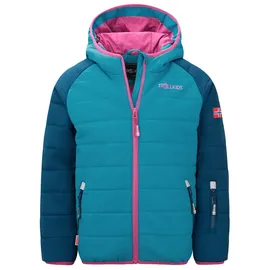 TROLLKIDS Hafjell Pro Jacke Dark Turquoise/Madeira Blue 92