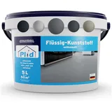 plid Bodenversiegelung Flüssigkunststoff Innen & Außen - Bodenbeschichtung - Flüssig PVC, Wasserfest grau 5 l