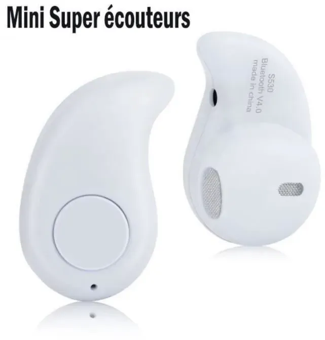 ANTCOOL®2016 S530 Mini Oreillette Bluetooth Stéréo micro intégré sans fil In-Ear Ecouteur Casque Oreillete Kit Main Libre Bluetoot