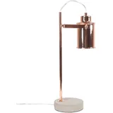 Beliani Schreibtischlampe MUNDAKA verstellbar Metall Kupfer