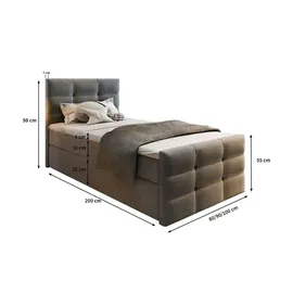 masseno Amon 100 x 200 cm Grau