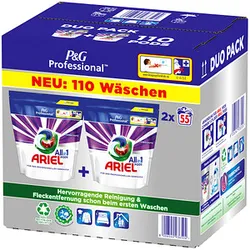 ARIEL Professional All-in-1 Color Waschmittel 2x 55 St.