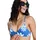 Roxy Bikini-Top Printed Essentials Athletic Tri Blau  XXL Cup B