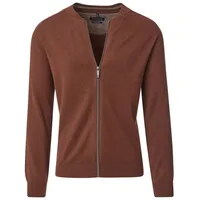CasaModa Strickjacke in Rotorange | Gr.: 6XL