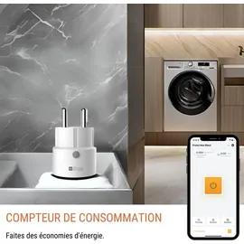 KONYKS Mini-Steckdose 16 A Schwarz