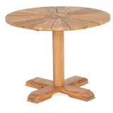 SonnenPartner Tisch Solis rund Old Teak natur S onnenPartner