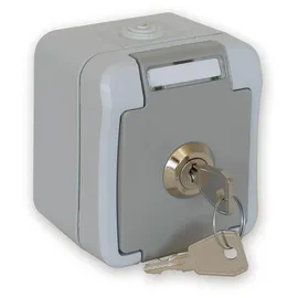 EMZ Steckdose IP54 mit Schloss-Nr. 819 Grau 1 St.
