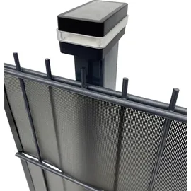 ABZ-Zaunsysteme GmbH KAPPA LED Solar- Pfostenkappe 60/40 mm grün