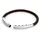 FYNCH-HATTON The Leather Classic Lederarmband braun 26cm