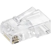 TRU Components Western RJ 45 Steckverbinder Stecker, gerade Polzahl