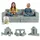 Juskys Kindersofa Kayo 90 x 200 cm Polyester beige hellgrün