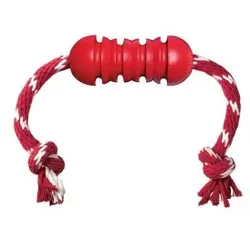 Hundespielzeug KONG® Dental mit Tau 12 cm