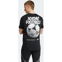 adidas Fußball Tango Geschichte Grafik T-Shirt schwarz S