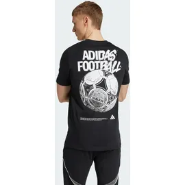adidas Fußball Tango Geschichte Grafik T-Shirt schwarz S