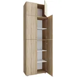 VCM my office Aktenschrank XXL Lona 917789 sonoma-eiche 3 Fachböden 70,0 x 39,0 x 223,0 cm