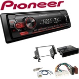 Pioneer 1-DIN Autoradio USB AUX Android Einbauset für Toyota Camry 2001-2006