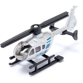 Siku 1759 - MAN Lkw mit Polizei Helikopter Blau/Silber 1:87
