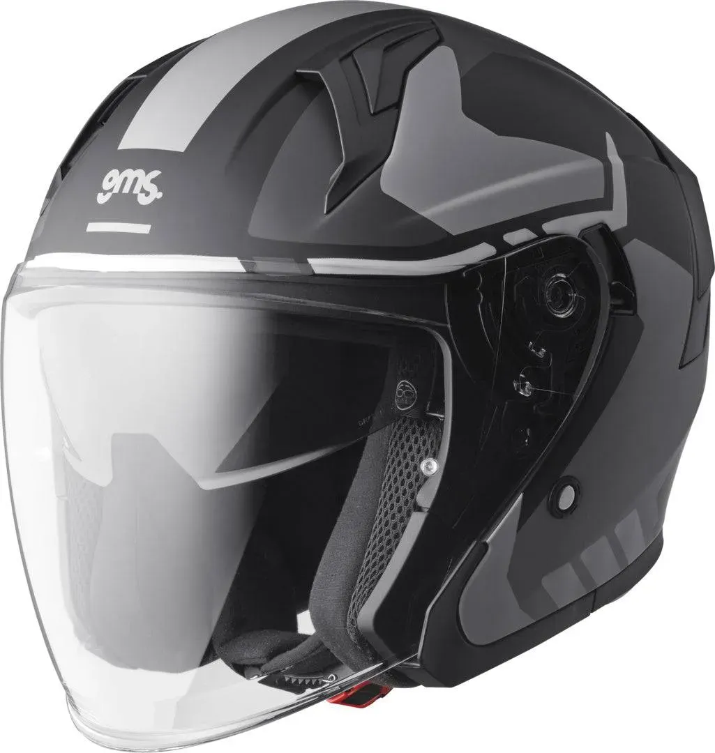 Gms Jethelm Vectus Graphic schwarz-grau - M