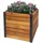 Proregal Hochbeet Pflanzkasten 34 x 32 x 34 cm Braun