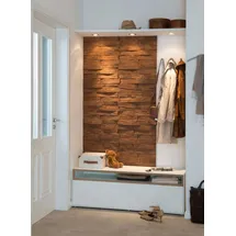 Decosa Wandpaneel Decosa Wood weiß 2 St. 50 x 23,5 cm