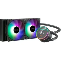 Unykach AquaStorm 240 2 Lüfter RGB Schwarz