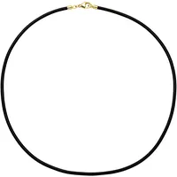 Kette ohne Anhänger JOBO Halsketten Gr. Gelbgold 333-Kautschuk, Länge: 45 cm, goldfarben (gelbgold 333) Damen Ketten ohne Anhänger