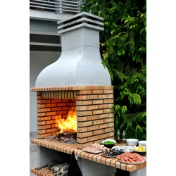 MOVELAR Grill Paellero Ondara aus farbigen Ziegeln