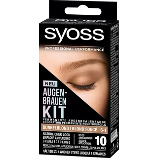 Syoss Augenbrauen-Kit permanente Augenbrauenfarbe Coloration 17 ml Hellbraun