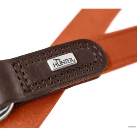 Hunter Verstellbare Führleine Lemvig 15/200, orange/dunkelbraun