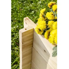 hardin 1fachgut Pflanzkasten 100 x 100 x 30 cm Fichtenholz
