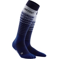 CEP Ski Thermo Merino Compression Socks, blue/grey, III