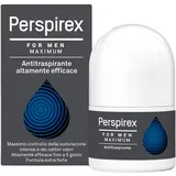 PERSPIREX Antitranspirant gegen starkes schwitzen für Männer – Deo Roller für bis zu 5 Tage Frischeschutz – Strong 20ml