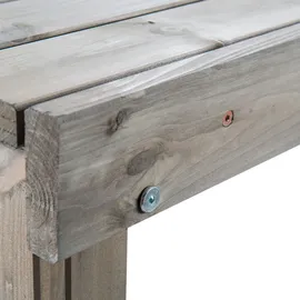 Wilk Gartenmöbel-Set Amsterdam 3-teilig Grau FSC