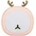 Pauleen 48237 Night Deer Nachtlicht für Kinder mit Akku LED Kinderzimmerlampe mit Farbwechsel aus BPA-freiem Silikon