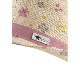 Sterntaler Strohhut Blumen beige 51 cm