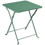 [en.casa] Vegårshei Klapptisch 40 x 40 x 45 cm Grün