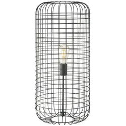 Tischleuchte, Industrial Design, schwarz, Retro, filigran