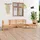 vidaXL 4-tlg. Garten-Lounge-Set Kiefer Massivholz