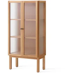Audo - Curiosity Vitrine H 143 cm, Eiche natur