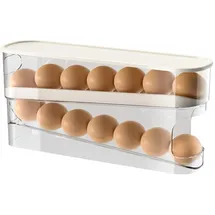 lergas Eier Aufbewahrungsbox 2 Schichten transparent