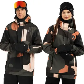 Siroko W1 Sandboard Jacke Schwarz/Braun S