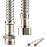 Tecuro Sanitär Verbindungsschlauch 3/8 Überwurfmutter x 3/8 AG x