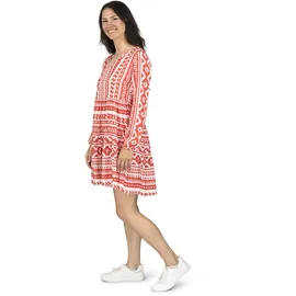 denimfy Kleid A-Linie Rot S/M