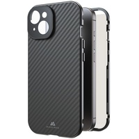 Black Rock 360° Glass Cover Apple iPhone 15 Carbon Induktives Laden, Stoßfest