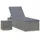 vidaXL Sonnenliege 200 x 40 x 40 cm Grau